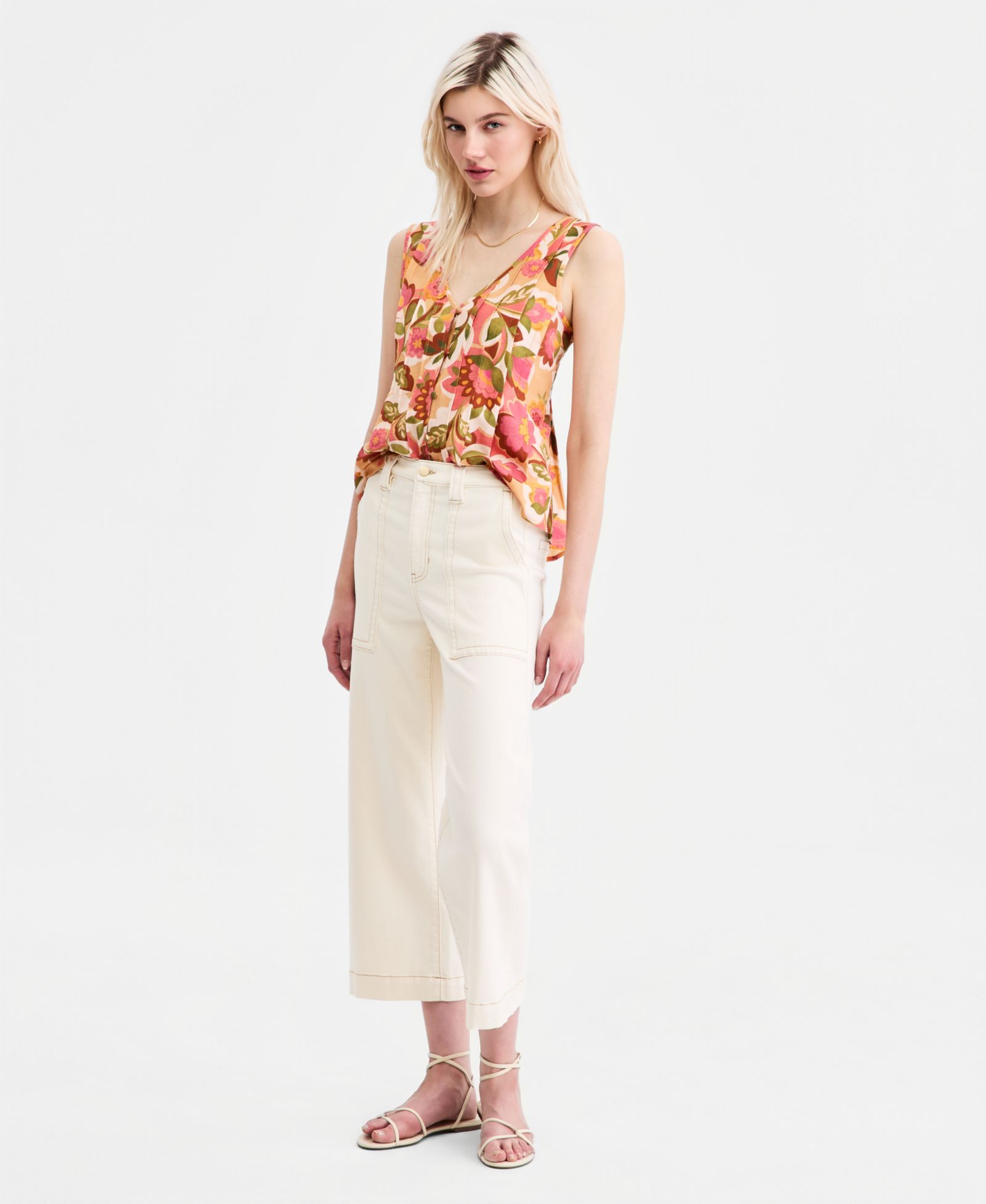 Liverpool Los Angeles Женские джинсы Stride High-Rise Cropped Wide-Leg