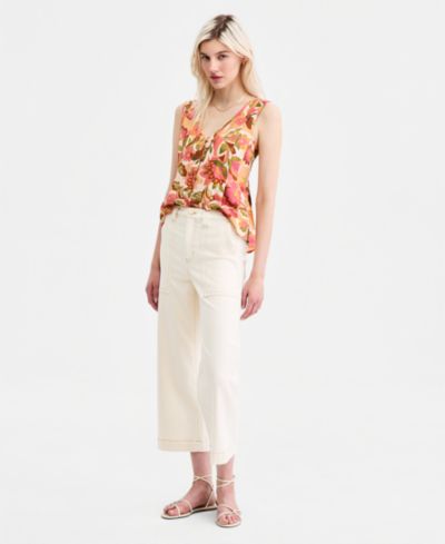 Liverpool Los Angeles Женские джинсы Stride High-Rise Cropped Wide-Leg