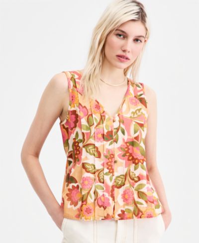Топ Liverpool Los Angeles Women's Printed V-Neck Sleeveless