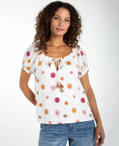 Liverpool Los Angeles Women's Printed Short-Sleeve Top