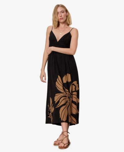 Sanctuary Women's Mira Embellished Volume V-Neck Maxi Dress