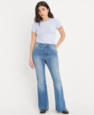 Джинсы Good American Petite Flared Ankle с расклешенным низом