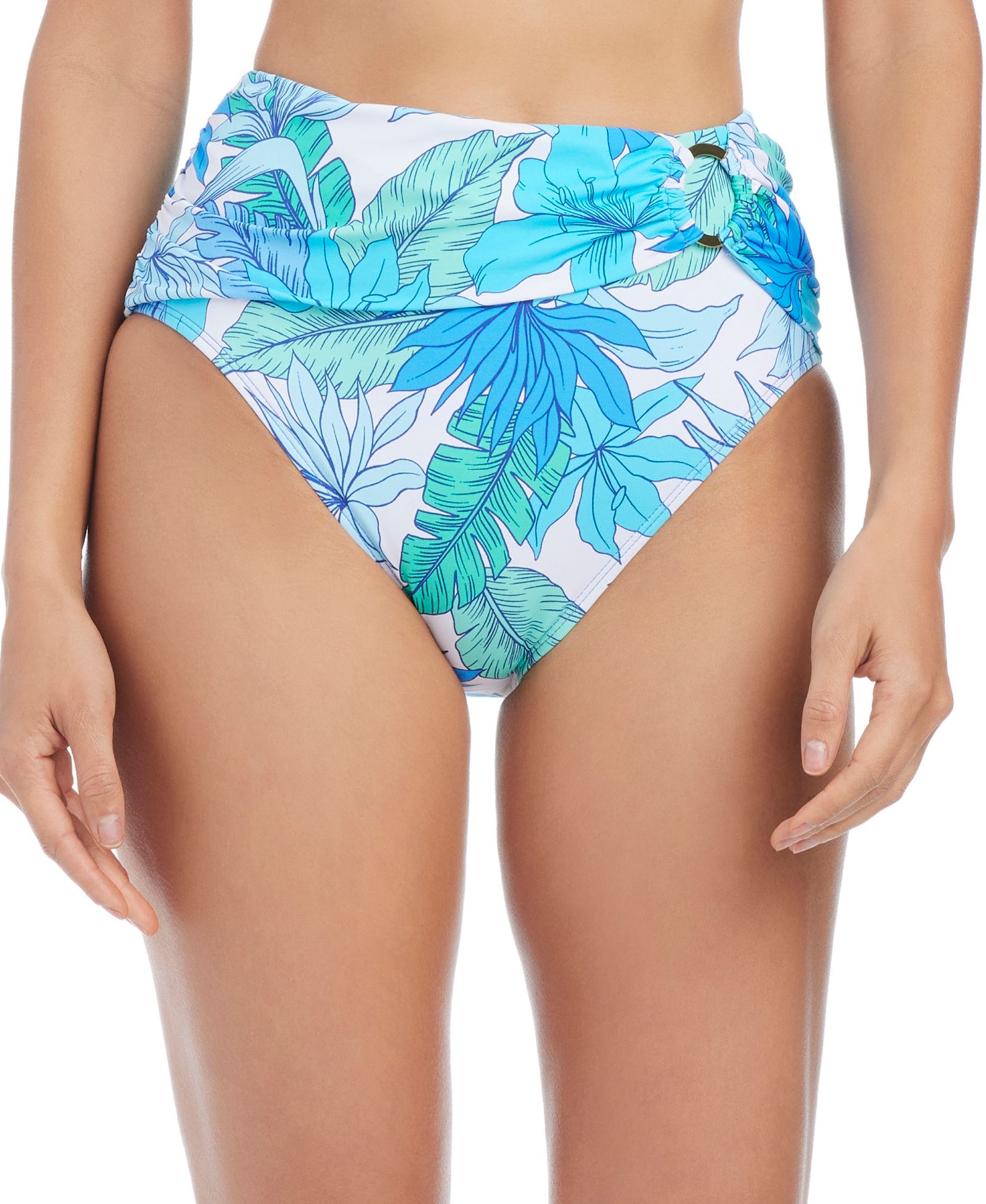 Женские плавки для плавания Bleu by Rod Beattie Riviera Retreat High-Waist Draped