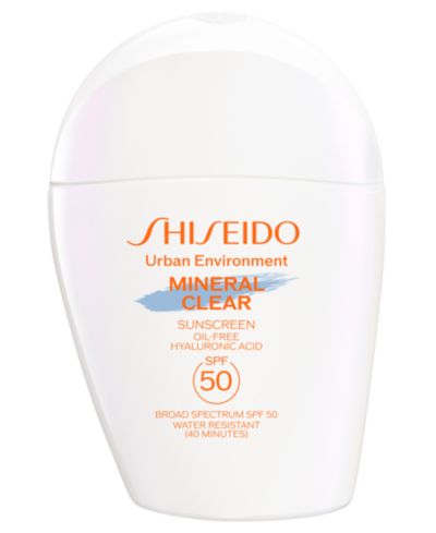 Shiseido Urban Environment Mineral Clear Sunscreen SPF 50, 1.6 oz.