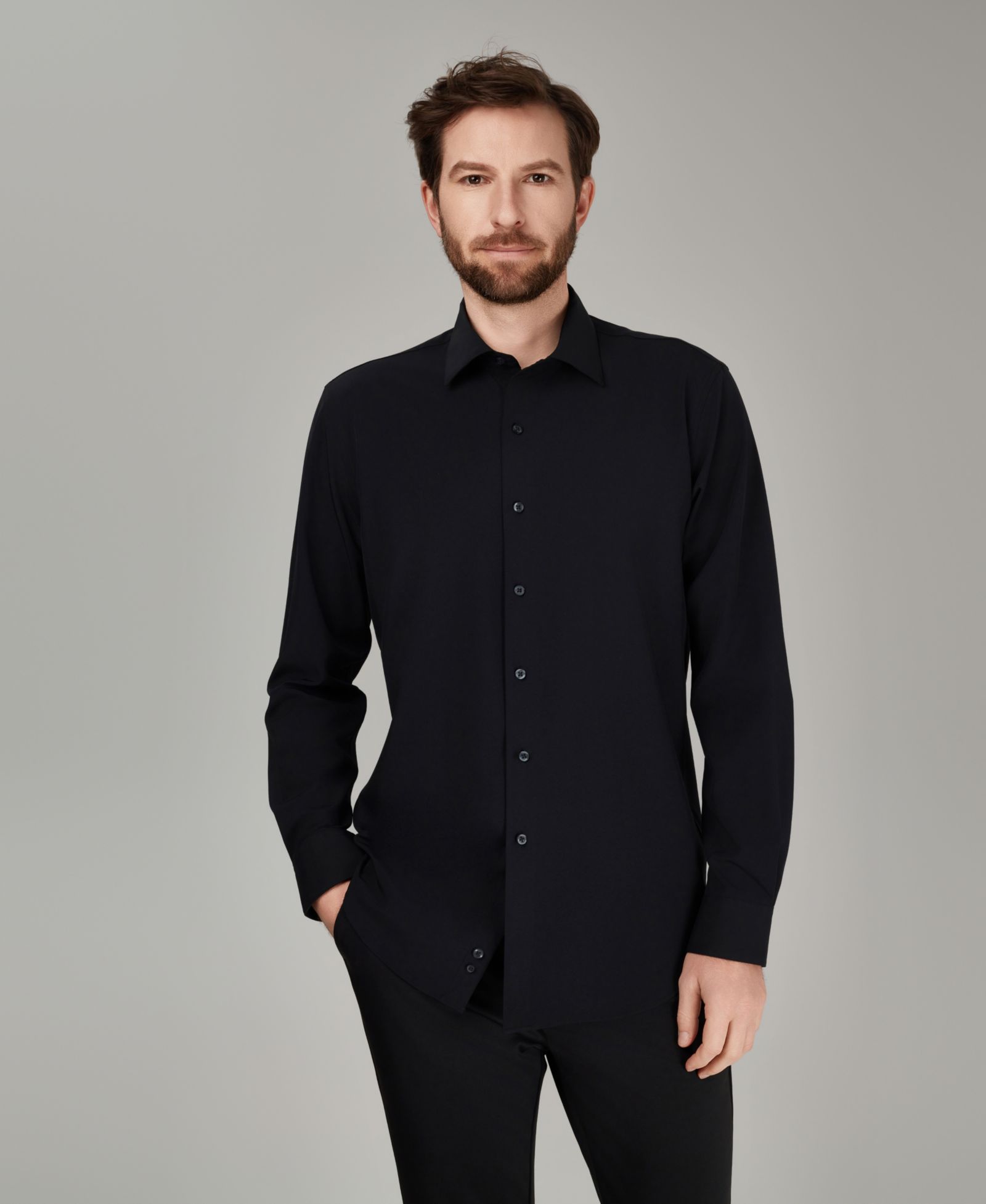 Alfani Мужская рубашка Spread Collar Performance Solid