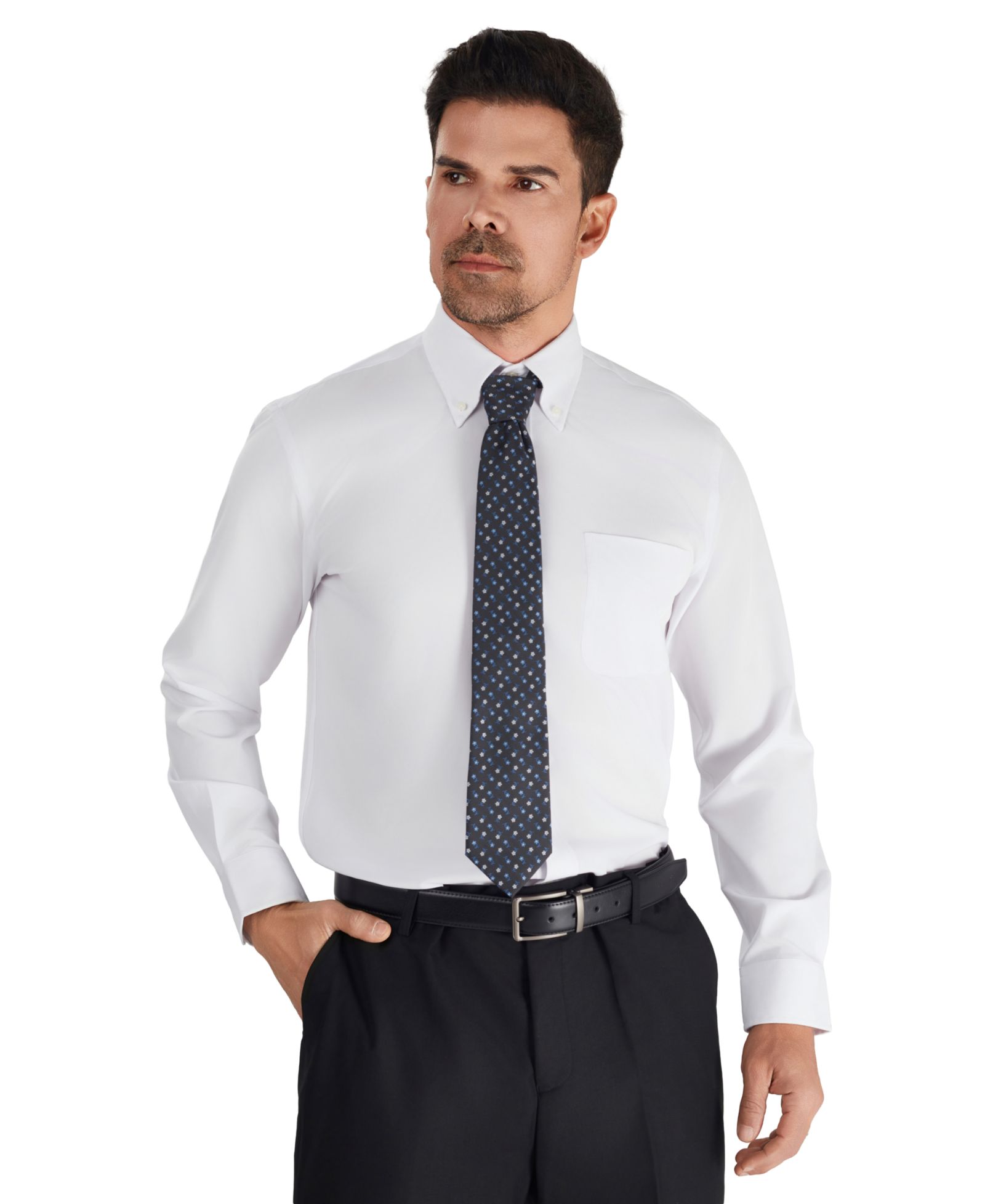Club Room Men's Regular-Fit Long-Sleeve Dress Shirt
