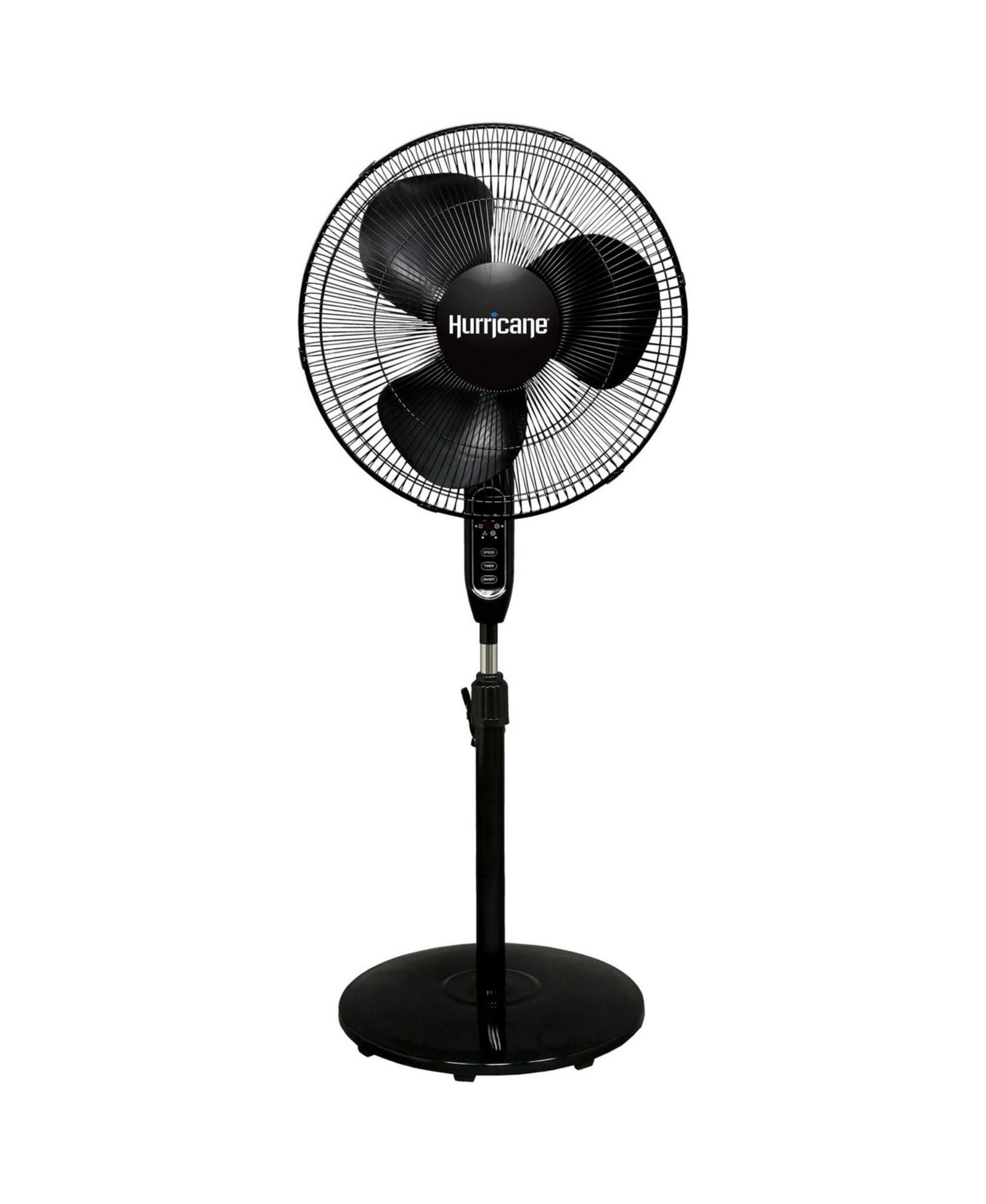 Осевой напольный вентил Hurricane Supreme 16" 3 Speed Oscillating Stand Pedestal с пультом управления
