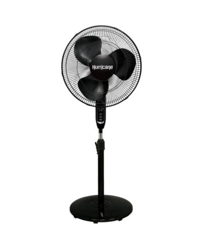 Осевой напольный вентил Hurricane Supreme 16" 3 Speed Oscillating Stand Pedestal с пультом управления