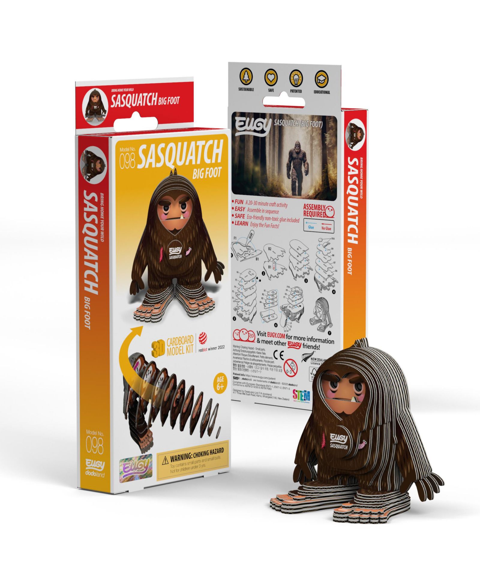 3D пазл Eugy Sasquatch