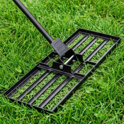 Best Choice Products грабли для выравнивания газона, 30" x 10", длинная ручка 78"
