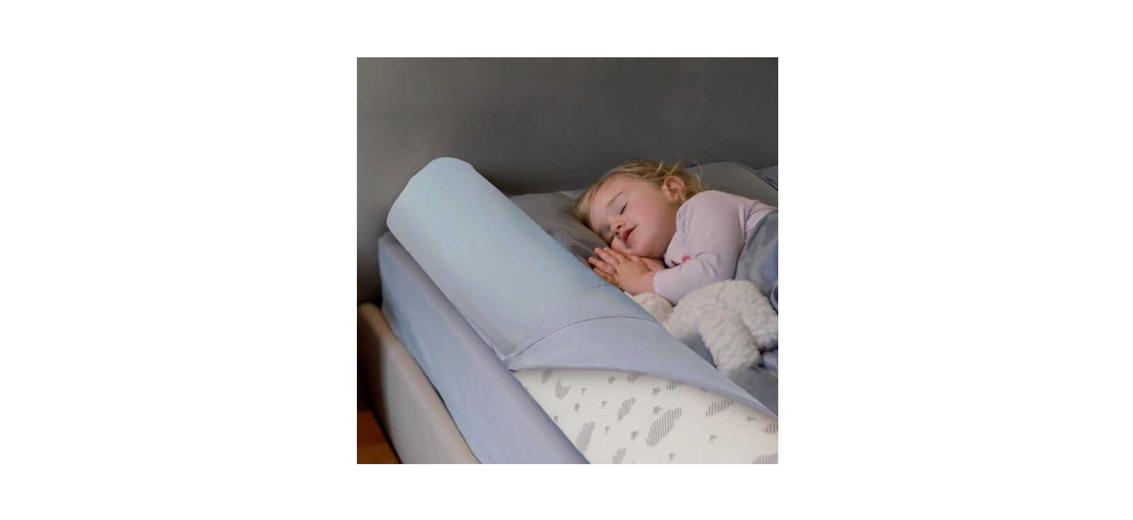 Переносной бортик для кроватки ComfyBumpy для малышей, защитный бампер для кроватей Twin, Full, Queen и King, 1 шт