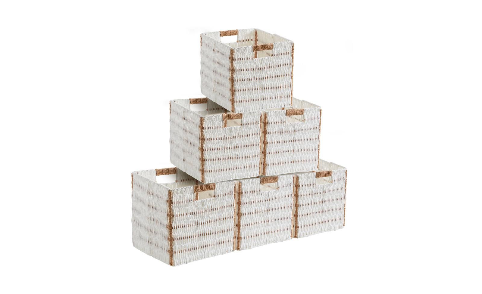 Ornavo Home корзина для хранения 6 шт. Paper Wicker