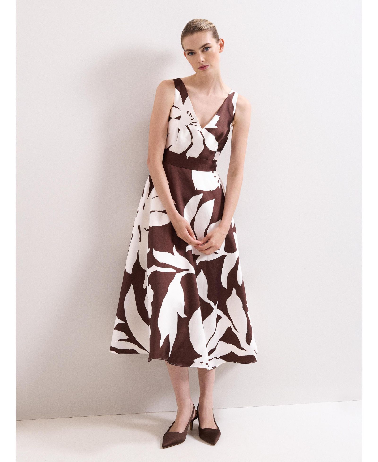 Phase Eight Women's Delicia V-Neck Print Dress