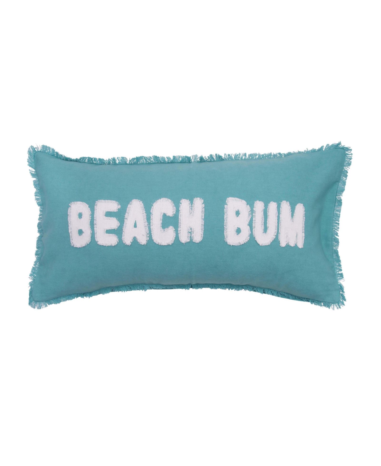C&F Home Beach Bum Tufted Fringed Reversible Throw Pillow