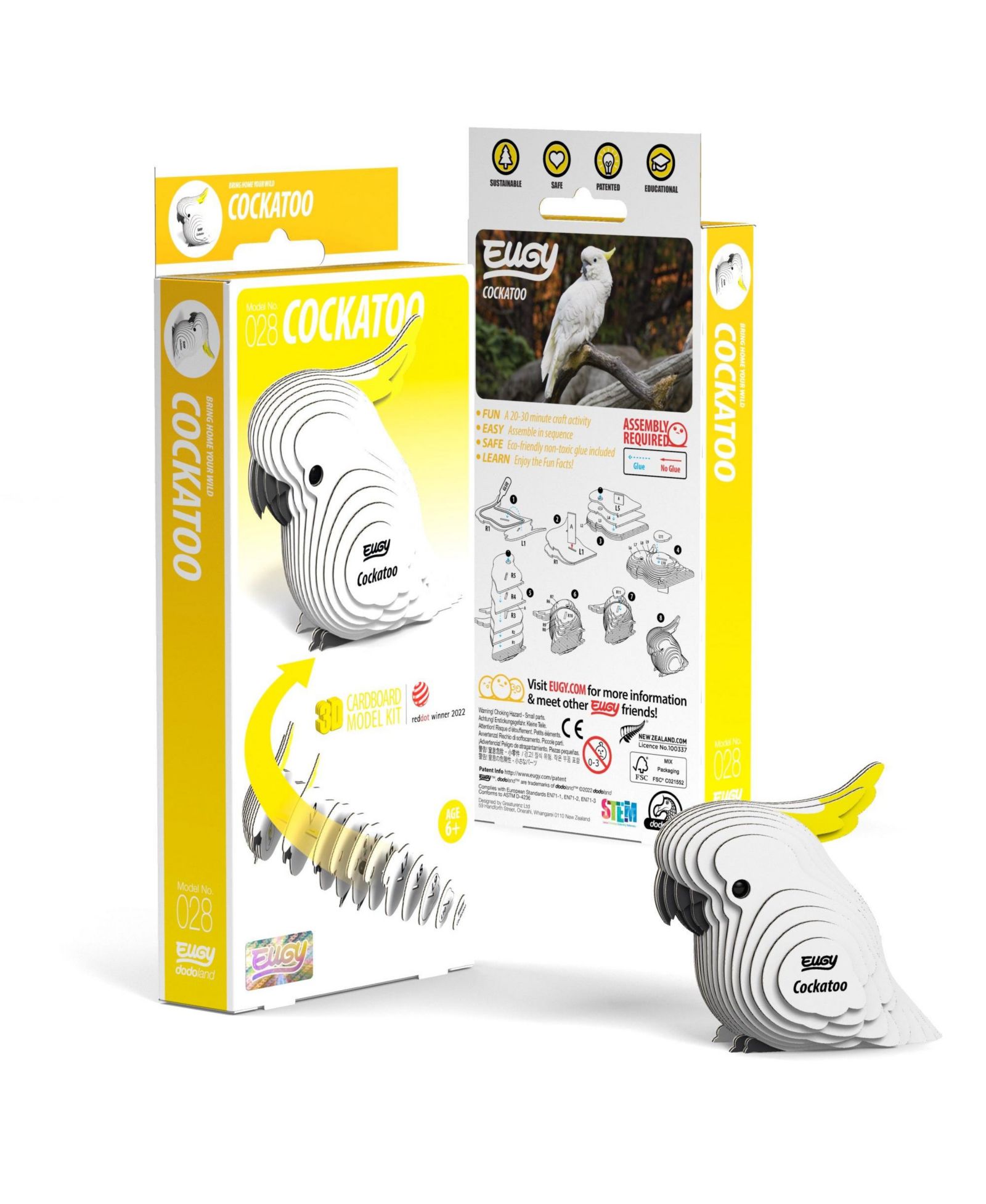 Eugy Cockatoo 3D пазл