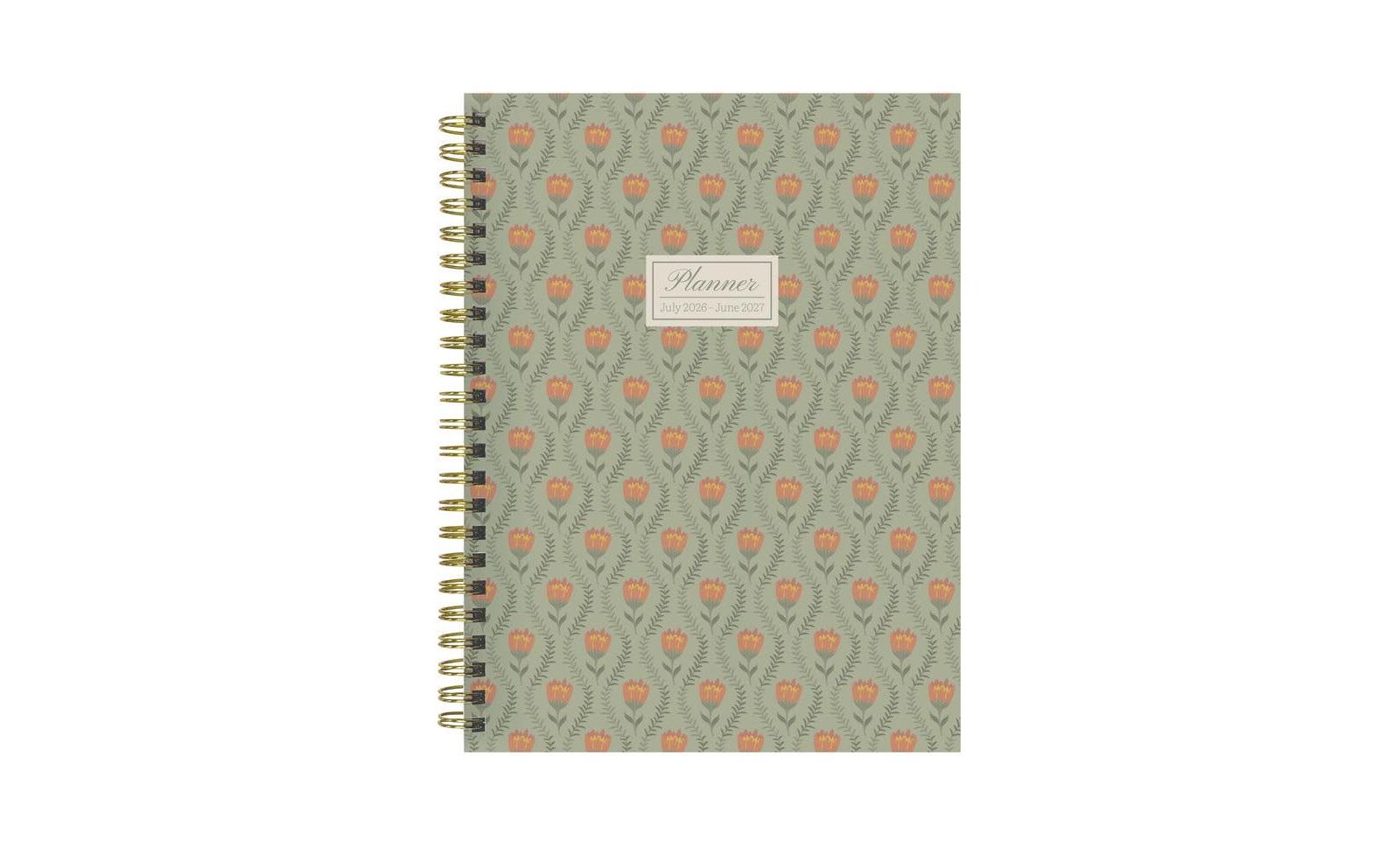 Еженедельник-планнер TF Publishing Paper Goods July 2026 - June 2027 Repeated Posies Medium