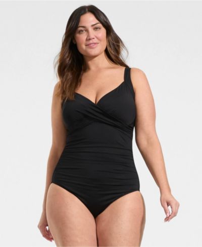 Женский слитный купальник Lands' End Sweetheart Underwire Wrap