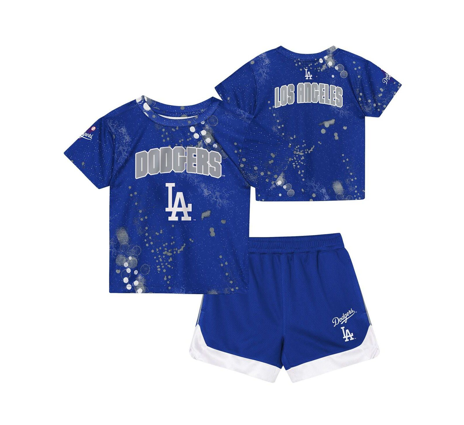 Детский комплект из футболки и шорт Outerstuff Los Angeles Dodgers Royal
