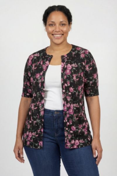 Black floral