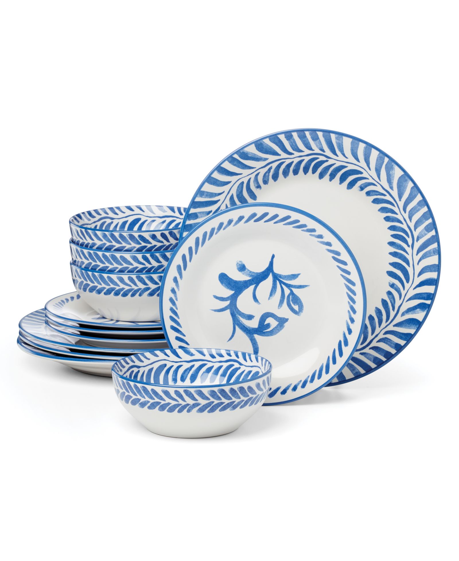 Набор столовой Oneida Solear Blue 12-Piece