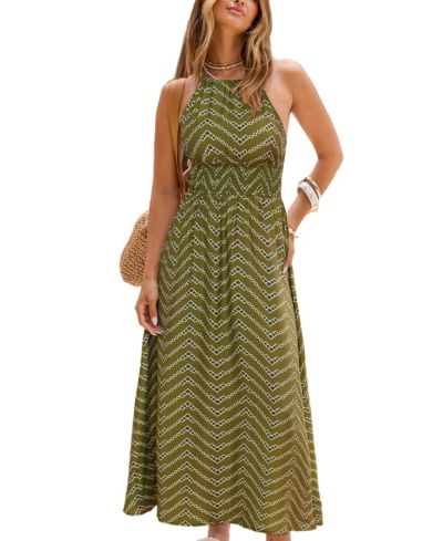 Женское пляжное платье Cupshe Women's Celebrate Myself Geo Maxi