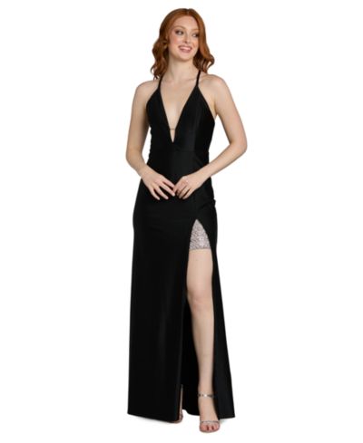 Детское вечернее платье Morgan & Company Side-Slit X-Back