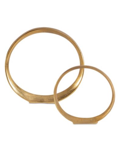 Скульптуры-кольца Uttermost Jimena, набор из 2 шт