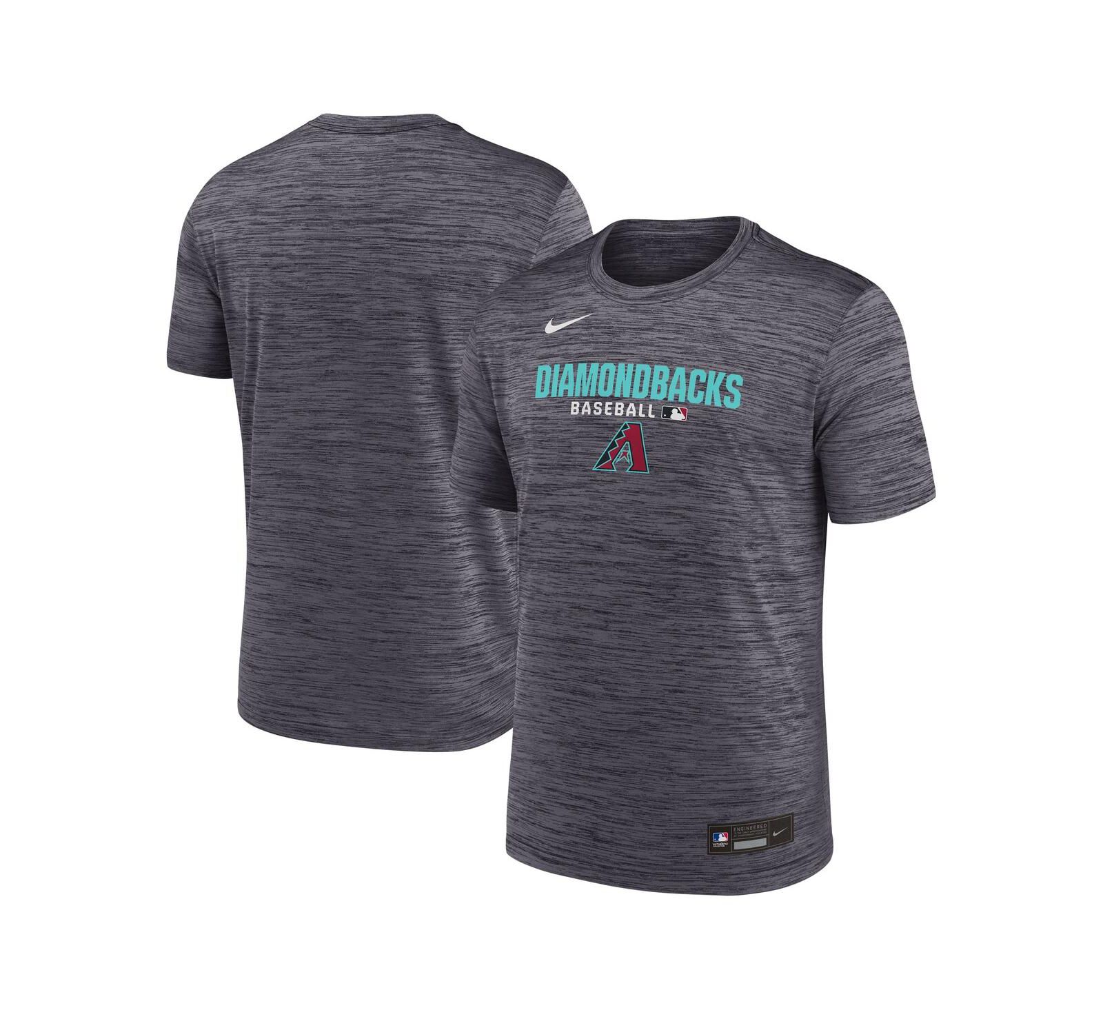 Мужская футболка Nike Black Arizona Diamondbacks Velocity Dri-FIT
