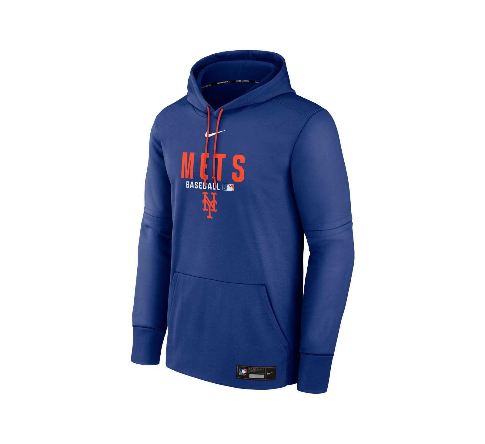 Nike Men's Royal New York Mets Authentic Collection Therma-FIT Hoodie