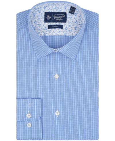 Мужская классическая рубашка Slim-Fit в клетку