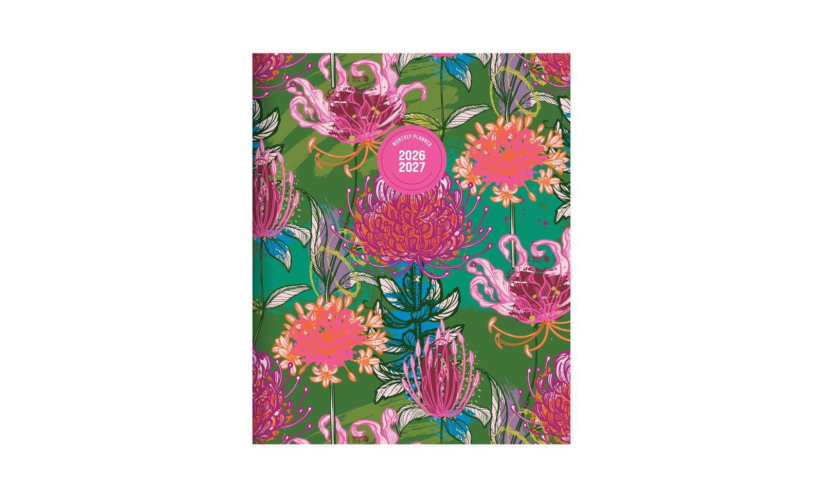 TF Publishing Paper Goods July 2026 - June 2027 Fully Floral Medium Monthly Planner