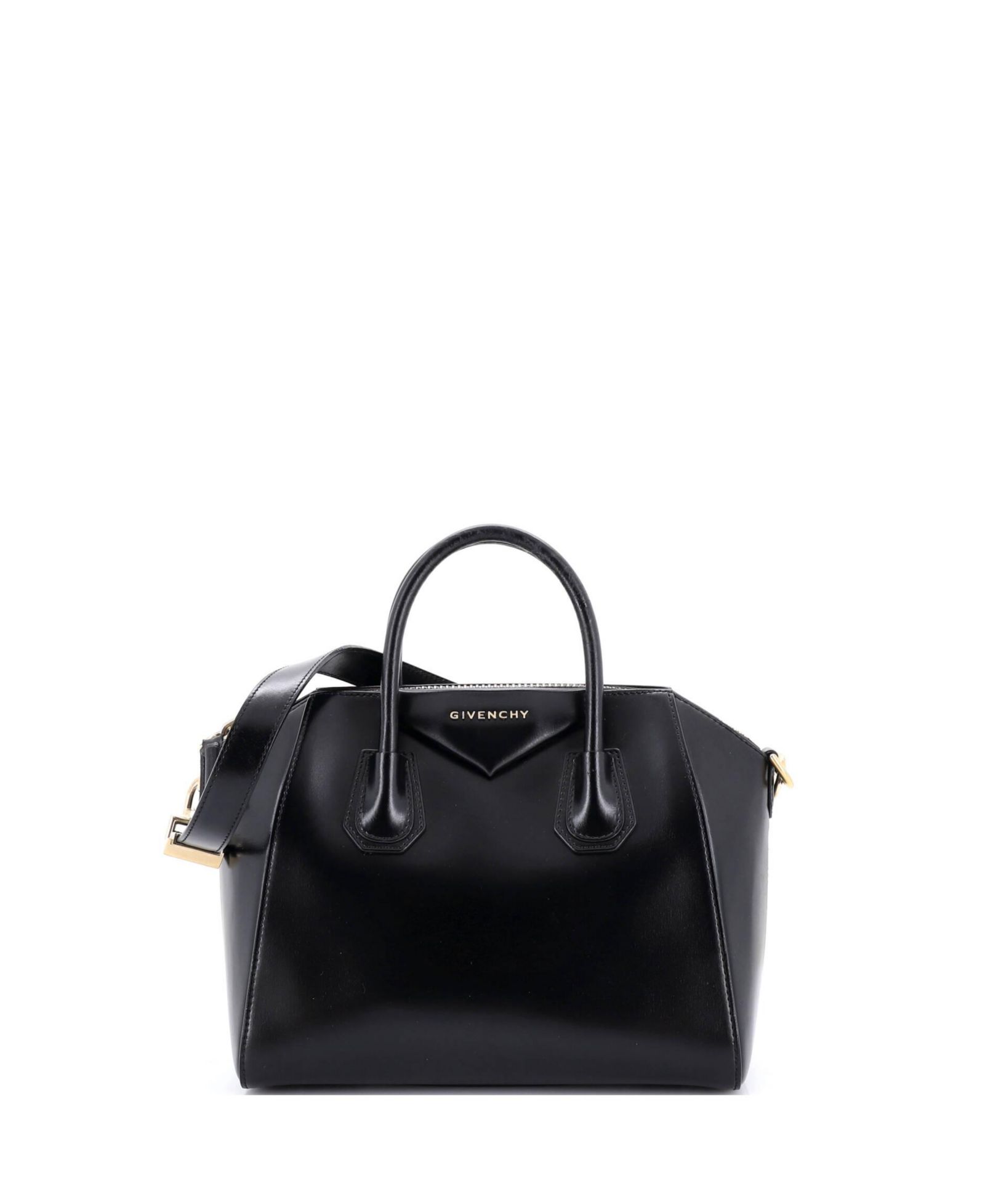 Pre-Owned Givenchy Small Antigona Bag Glazed Leather