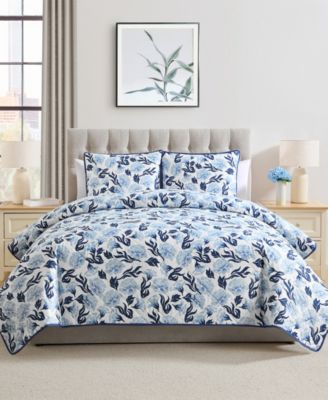 Комплект постельного белья VCNY Home Whisper Floral, King, 3 предмета