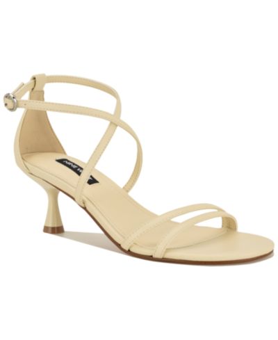 Женские сандалии Nine West Jettie Strappy Kitten Heel Dress