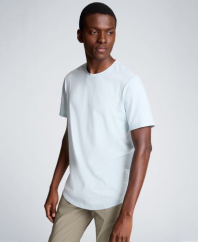 Kenneth Cole Мужская футболка классического кроя с коротким рукавом