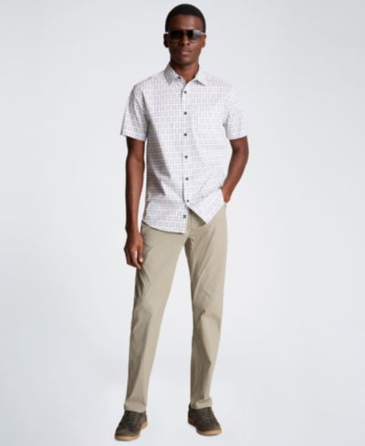 Мужская рубашка Kenneth Cole Short-Sleeve Slim-Fit