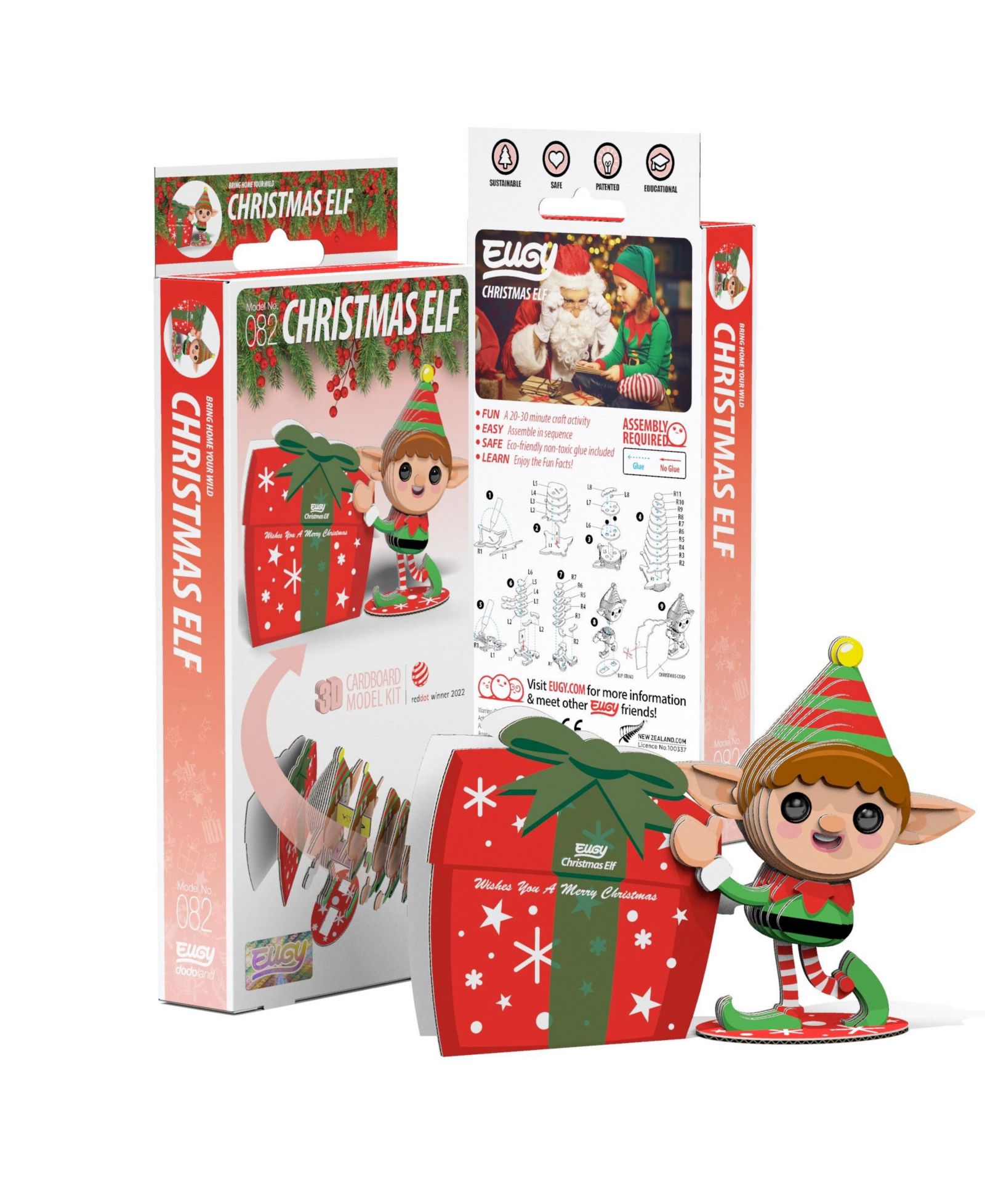 3D пазл EUGY Christmas Elf