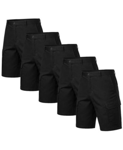 Blu Rock Мужские хлопковые карго-шорты Flex-Stretch, 5 штук