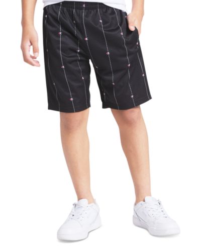 Champion Big Boys' Printed Mesh Hole Short