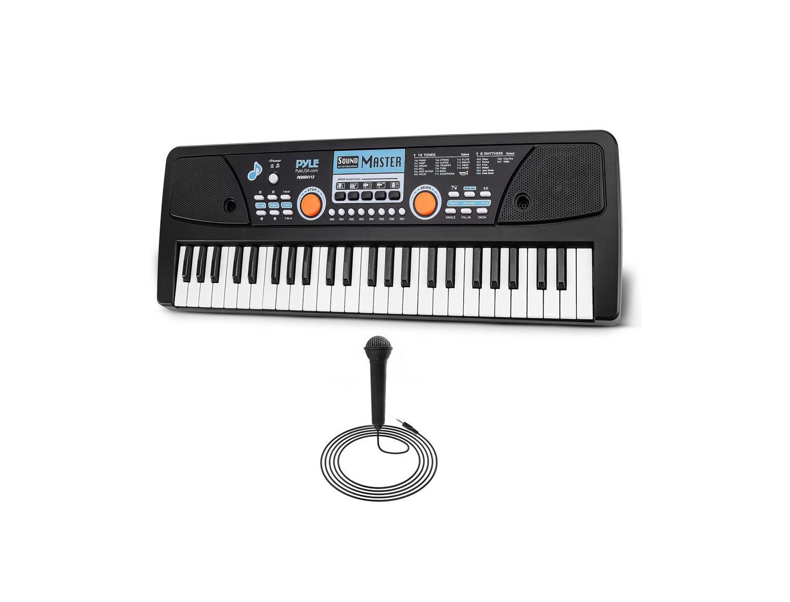 Pyle Portable Rechargeable Karaoke Keyboard