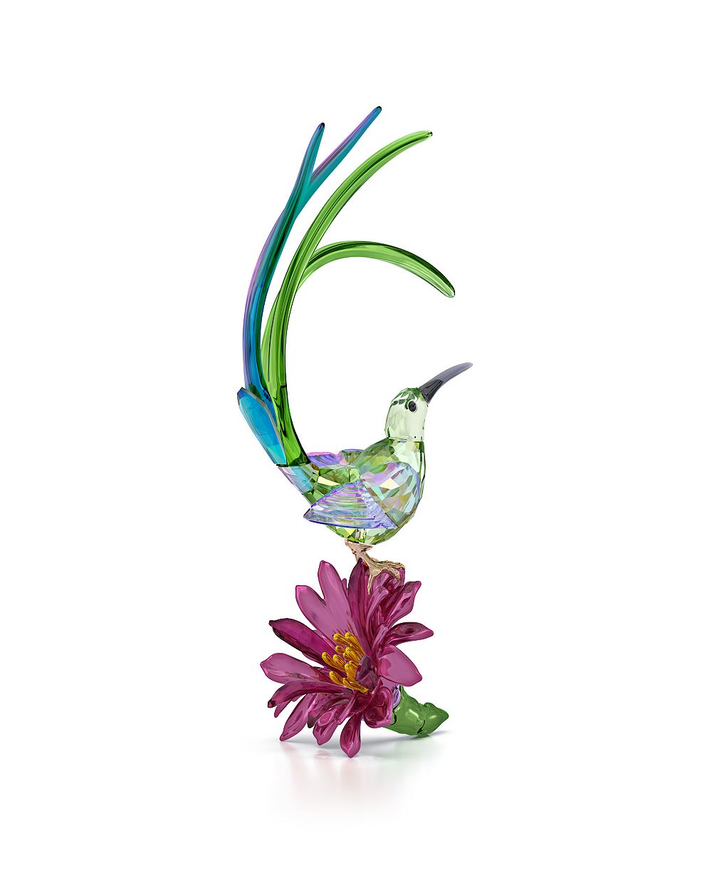 Кристальная фигурка Swarovski Idyllia Sugarbird and Cactus Flower