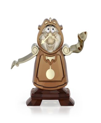 Swarovski Disney Beauty and The Beast Cogsworth Crystal Figurine
