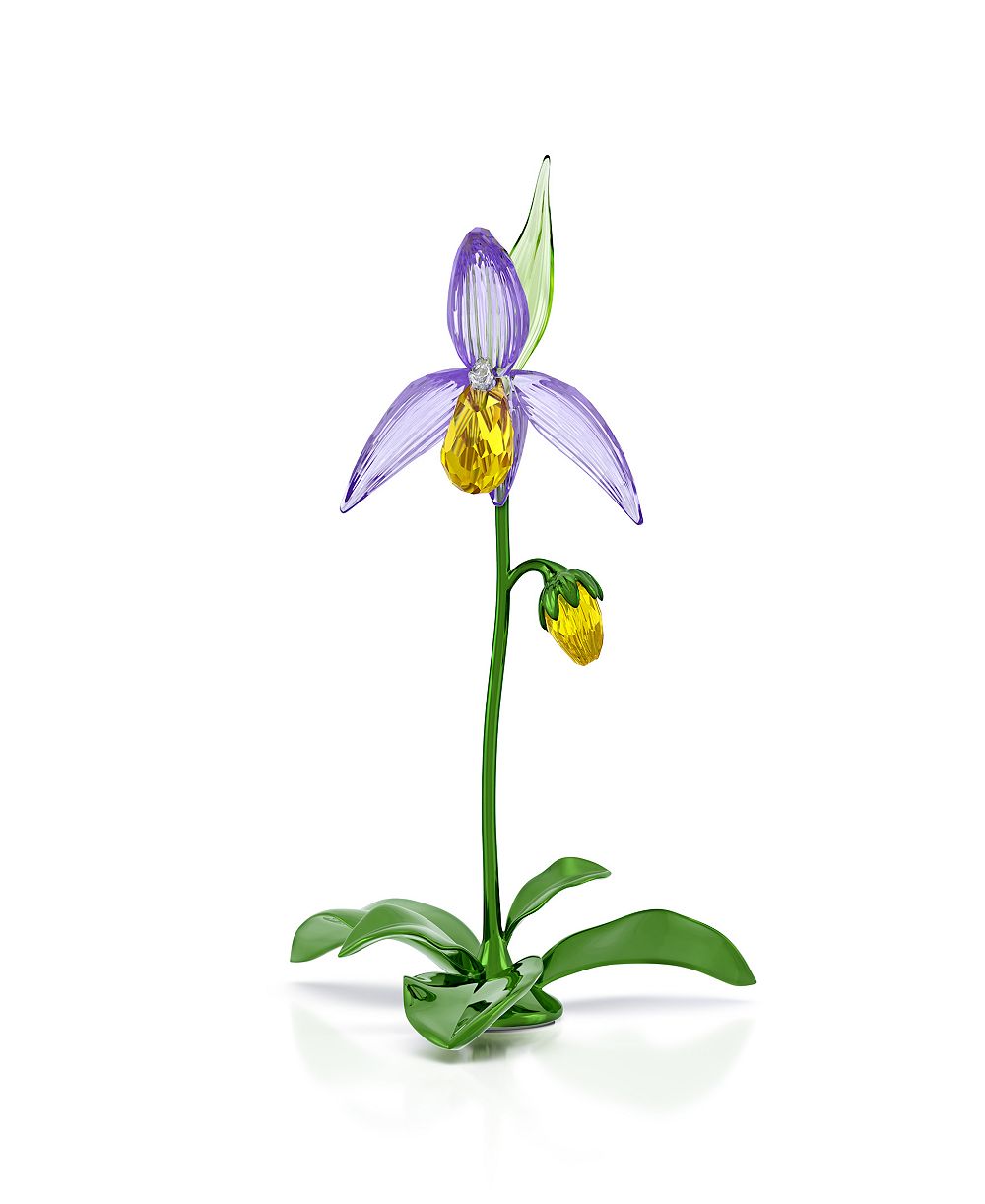 Хрустальная фигурка Swarovski Florere Lady Slipper Orchid