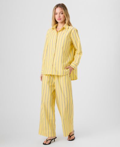French Connection Women's Striped Drawstring Pants