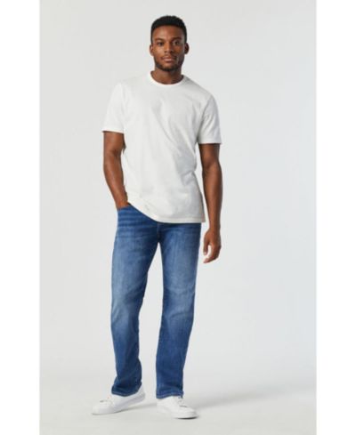 Mavi Jeans Men's Marcus Slim Straight Leg Jeans in Mid Foggy Feather