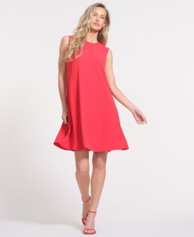 Isaac Mizrahi Women's Crewneck Sleeveless Dress