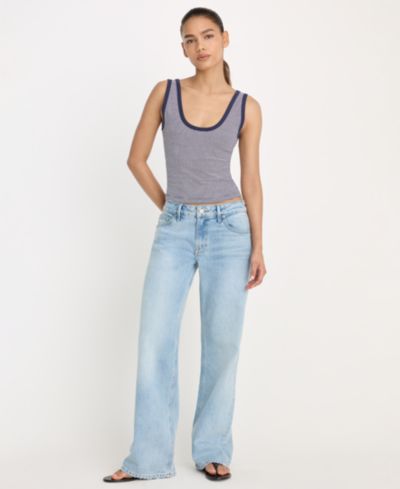 Good American Женские джинсы Vintage Low Loose
