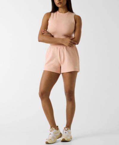 GUESS Women's Clara Relaxed-Fit High-Rise Shorts