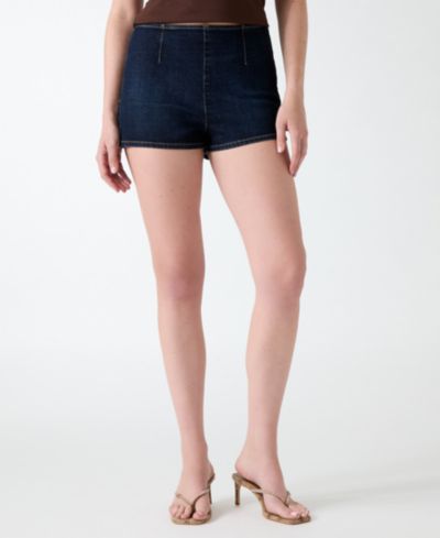 GUESS Women's Liza Denim Hot Shorts