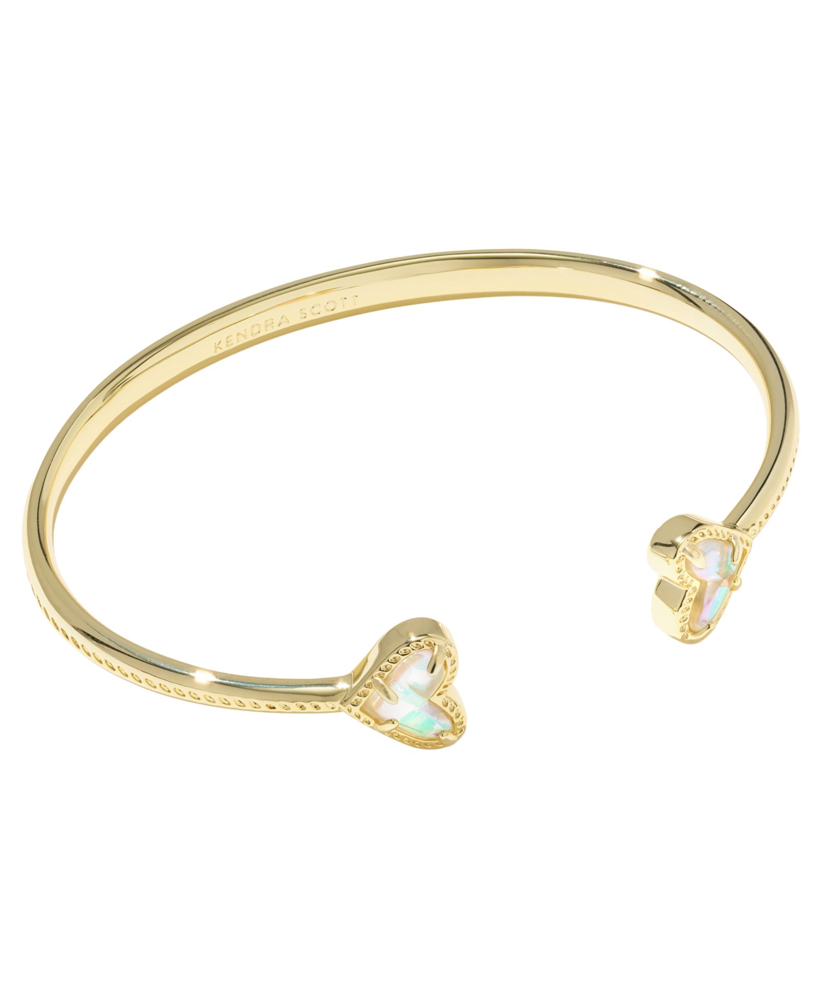 Браслет-кафф Kendra Scott Framed Ari Dichroic Glass Heart